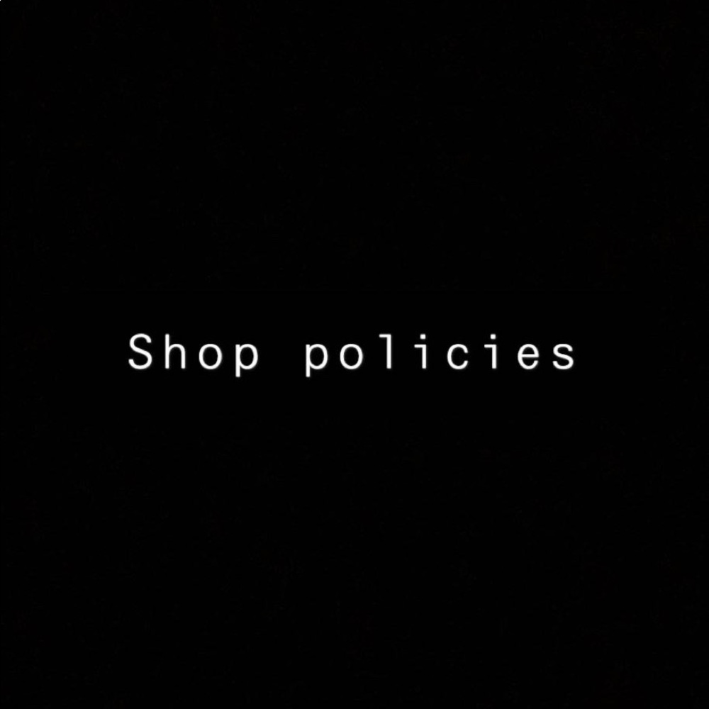 Updated shop policies